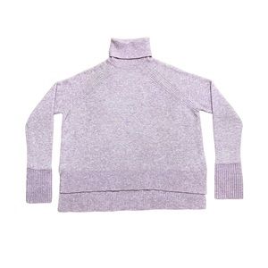 J. Crew Side Slit Supersoft Turtleneck Sweater